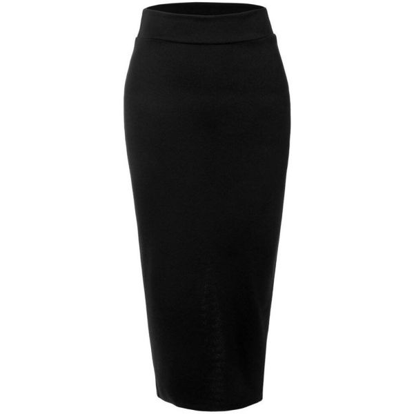 Newest Design Women Midi Bodycon Skirt High Waist Plaid Lady Offe Lady Skirt Formal Skirt