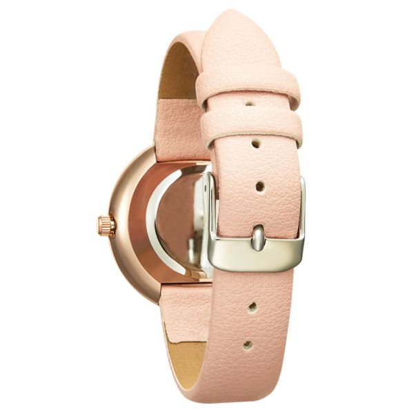 9mm Thickness Ladies Quartz Watch Sapphire Mineral Mirror 115mm Strap