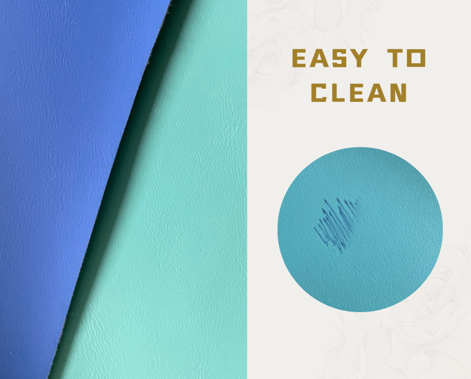 Medical Grade Silicone Synthetic Leather Hospital Furniture Bed Upholstery