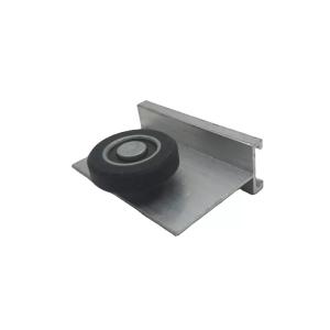 80KG Sliding Window Rollers Wheel Transparent Nylon Plastic Aluminium For Glass Door