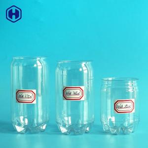 China Durable PET  Plastic Soda Cans Food Safe Plastic Cylinder Container on sale