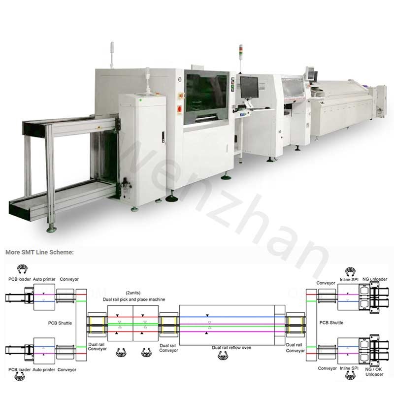 Cheap Automatic SMT Assembly Equipment Reflow Oven PCB Printer Machine wholesale