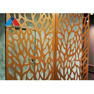 China Recyclable Perforated Aluminium Wall Cladding Panels Fireproof Waterproof on sale