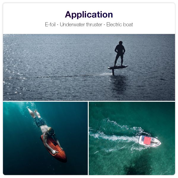 75KG Thrust Submersible Brushless Motor For Electric Surfboards And Foils