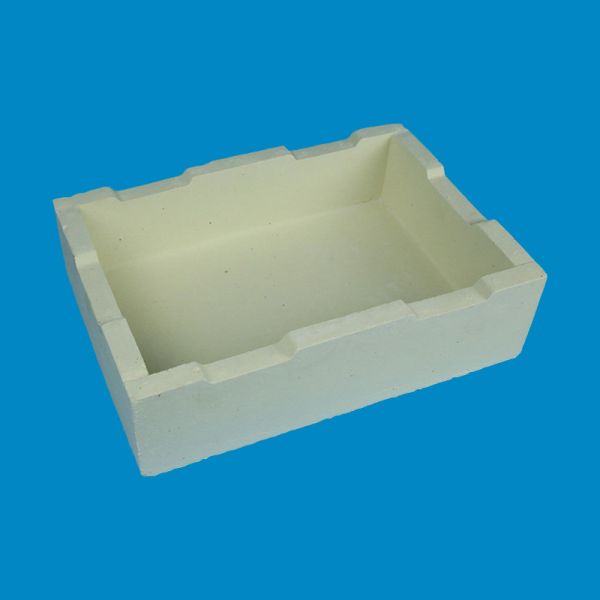 Long Lifespan Refractory Alumina Ceramic Crucible Wear Resistant High Temperature