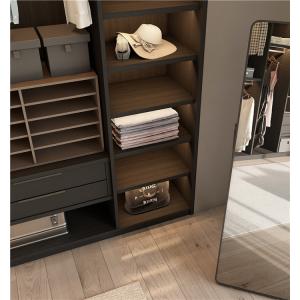 Wooden E1 E0 Bedroom Furniture Wardrobe Set Wardrobe Drawers Set