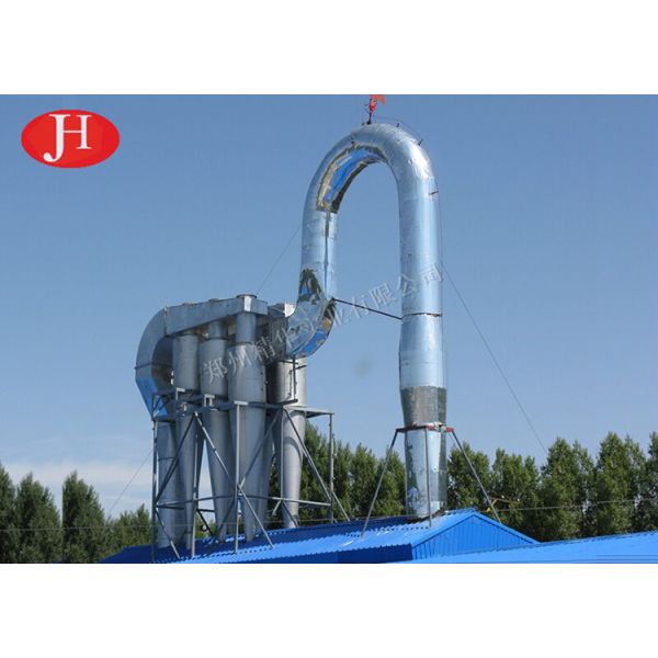 Airflow Dryer Machine For Powdery Drying ,Starch Dryer System Automatic Control
