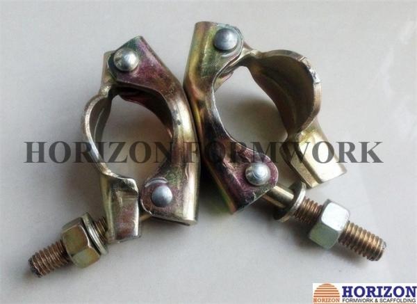 Quality Q235 Steel Plate Scaffolding Accessories , Swivel Scaffolding Coupler Clamp for sale