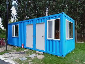 China 20GP Single Residential Prefabricated Container House for Permanent or Temporary Residences on sale