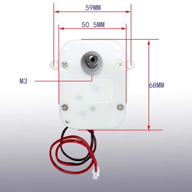 DC 3V Gear Motor 8RPM Speed Low Noise Rotary Box Plastic Box Watch Winder Motors