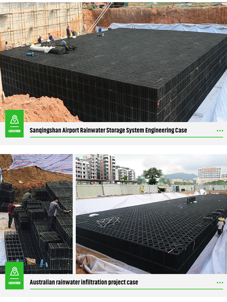 Modern Stormwater Infiltration Tank Infiltration Drainage Box for Rainwater Collection