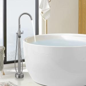 Cheap OEM ODM duschkopf freestanding bathtub faucet stainless steel water tap shower filler mixer waterfall faucet set wholesale