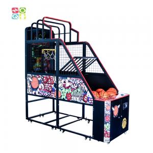 Cheap Customized Basketball Hoop Arcade Machine Foldable With 55 Inch Video wholesale