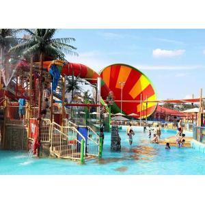 Super Whirlwind Water Slide Aqua Fiberglass Theme Park Equipment
