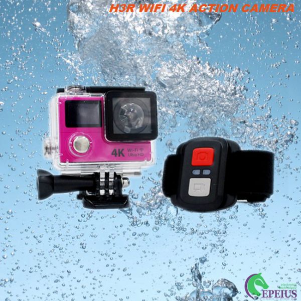 Ultra Hd 4k Action Camera With H3R Dual Screen ,170 Degree Lens Remote Control Camera