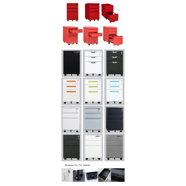 630mm Height Steel Mobile Pedestal