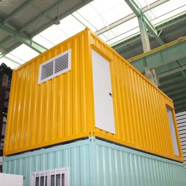 20ft Durable Macaron Colored Shipping Container Modifications Environmental Friendliness