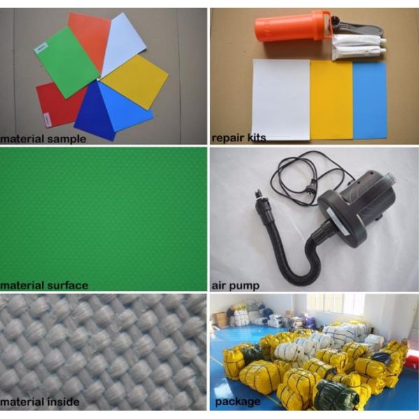 Bouncia Water Park Design Giant Aquapark Inflatable Water Park, Inflatable Water Games For Kids And Adults With TUV Certificate