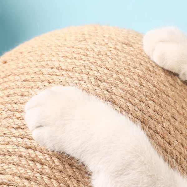 Cat Scratching Ball Toy Suitable Training Sisal Rope Board Crushing Foot Stocked Pet