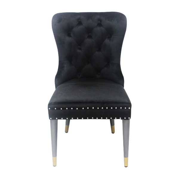 Black color dining chair hotel chair banquet