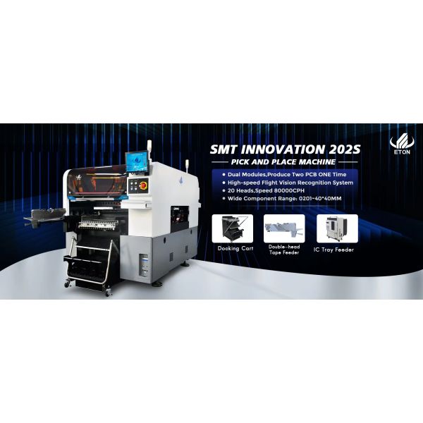 Electronic Boards SMT Pick And Place Machine High Precision For LED Production Line