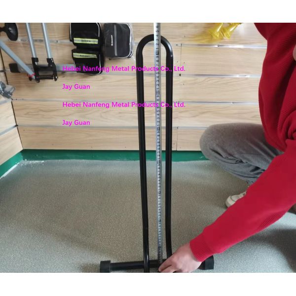 Industry Bending Welding Freestanding Bike Stand for Mountain Road Bikes Garage Parking