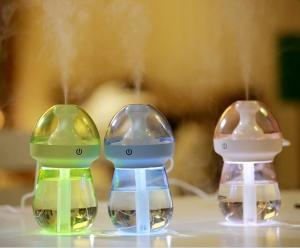 China 240ml Cute Water Bottle Humidifier Cool Mist Humidifier Baby Humidifier For Home on sale