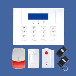 Cheap GSM/PSTN Dual network wireless home alarms in LCD screen supporting CID wholesale