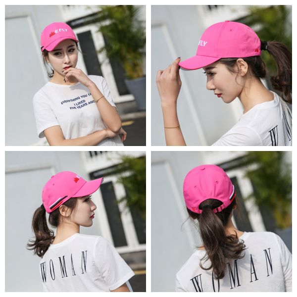 Men And Women 6 Panel Baseball Caps Low Profile With Sandwich Visor