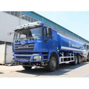 Cheap F3000 5000 Gallon Water Tanker Trucks SHACMAN Blue Water Truck wholesale