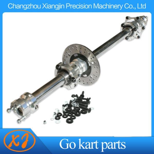 CNC machined Aluminum Solid Bar Go Kart Rear Axle Shaft With Kayway