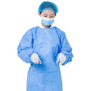 Buy cheap SMS Non Woven Disposable Protective Gowns , Disposable Surgeon Gown Hospital from wholesalers