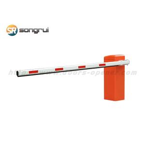 China Orange BLDC Security Barrier Gate , 220V Traffic Barrier Gate on sale