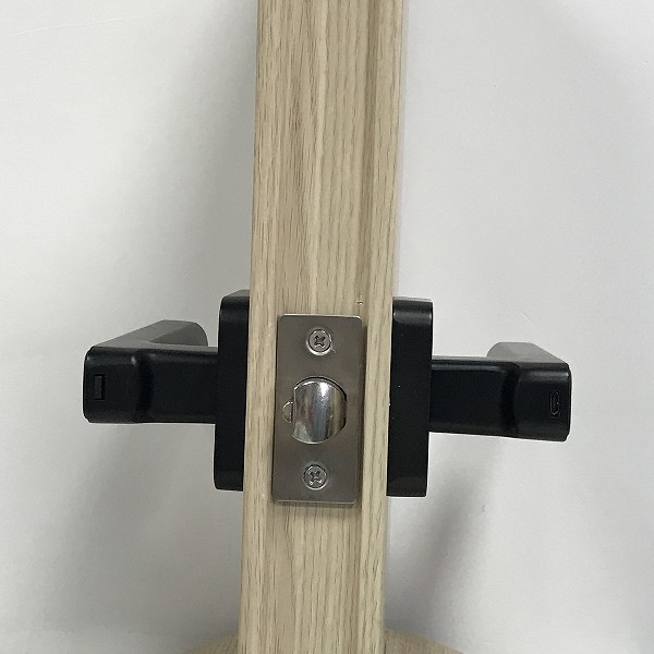 Black Fingerprint Keypad Door Lock Zinc Alloy For Office / Room