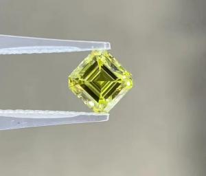 Cheap 1.04 Carat Aches CVD Lab Created Yellow Diamond With Jewelry Accessories wholesale