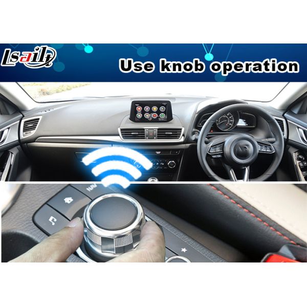 Lsailt Android Navigation Video Interface for Mazda CX-3 14-20 Model Car MZD System Waze Carplay Youtube