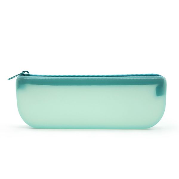 Tasteless Nontoxic Silicone Makeup Brush Bag , Leakproof Silicone Cosmetic Pouch