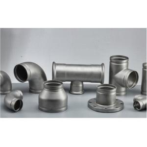 Cheap Stainless Steel Grooved Pipe Fittings With Sandblasting / Polishing Surface Treatment wholesale