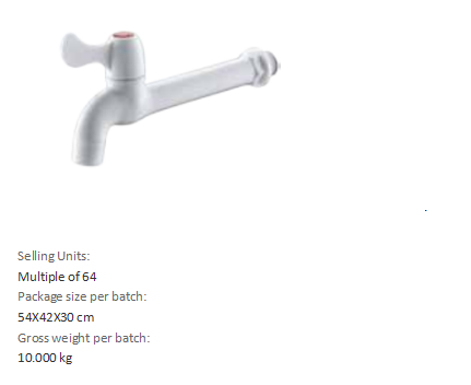 Plastic PP PVC ABS Water Bib Tap Wall-Mounted Bathroom Faucet Accessory Type