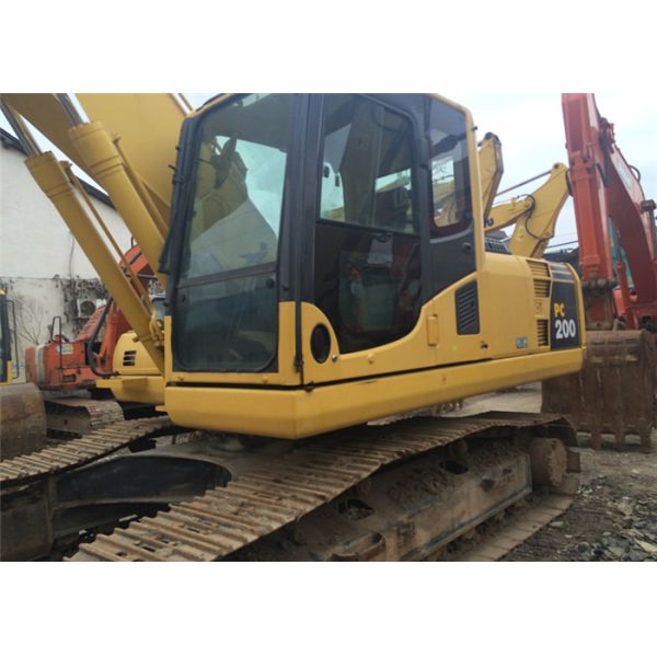 95% UC Used Komatsu Pc200 Excavator 20 Ton Weight With 5 Years Warranty