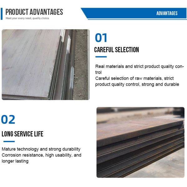 strength Steel Plate Hot Rolled Q235 Q345 SPHC Q195 Carbon Steel Plate SAE1006 Mild Steel Plate for Various Applications