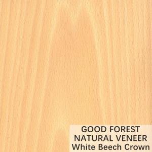 Cheap Natural White Beech Wood Veneer Crown Cut Customized Service wholesale