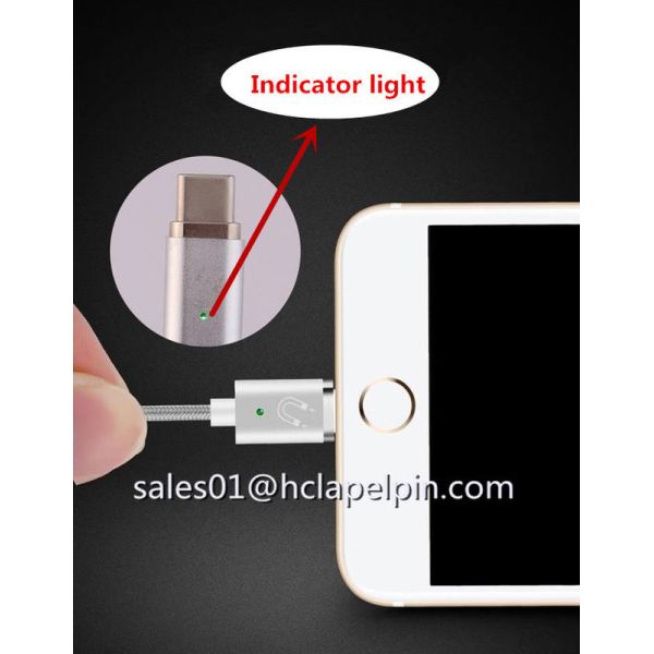 Length 1M Magnetic Cable,USB Charging Magnetic Adapter Charger Cable for Mobile Phone