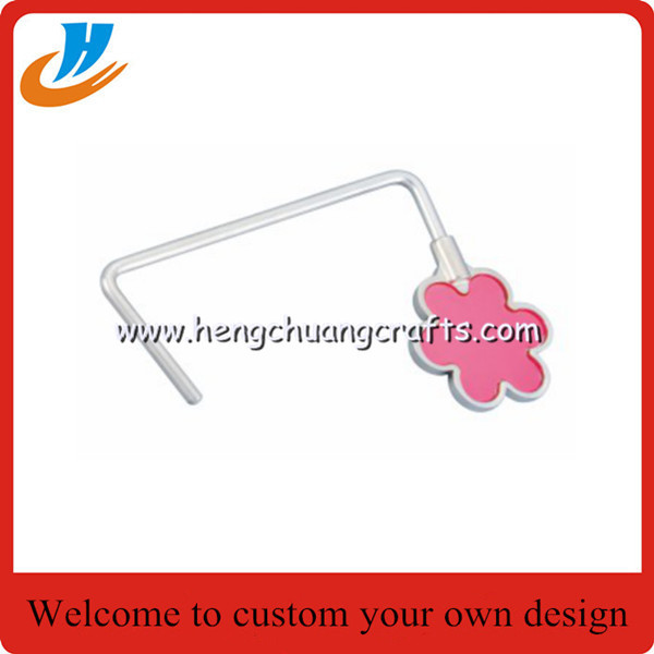Custom bag hanger holder,ladies bag holder with custom logo design