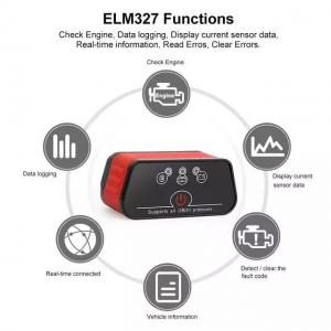 Cheap OBD2 EML327 V1.5 Car Diagnostic Tool Mini Bluetooth Adapter ELM327 OBDII Auto Diagnostic Tool Car Diagnostic Scanner for wholesale