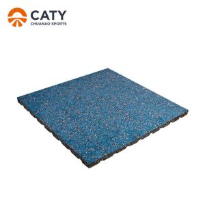 Buy cheap Durable Rubber Gym Flooring Tiles Nontoxic , Multifunctional Rubber Playground from wholesalers