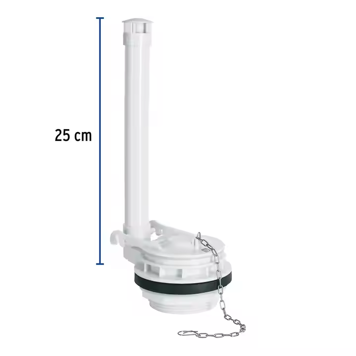 Toilet Flush Valve Plastic Mechanism With Flapper Anti Lock Braking Device