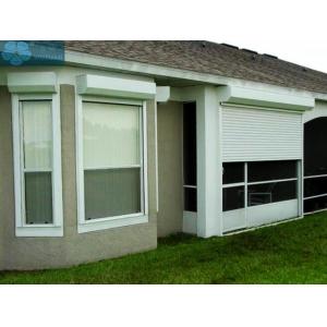 Cheap 0.25mm Aluminum Hurricane Window Shutters With PU Foam wholesale