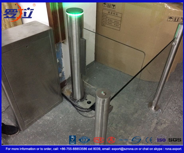 Pedenstian Entry Speed Gate Turnstile gate for visit management system solution office building