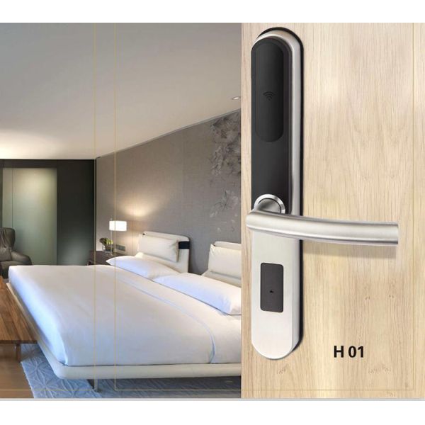 Combination Slim Smart Hotel Lock , Electronic Door Lock With Biometric